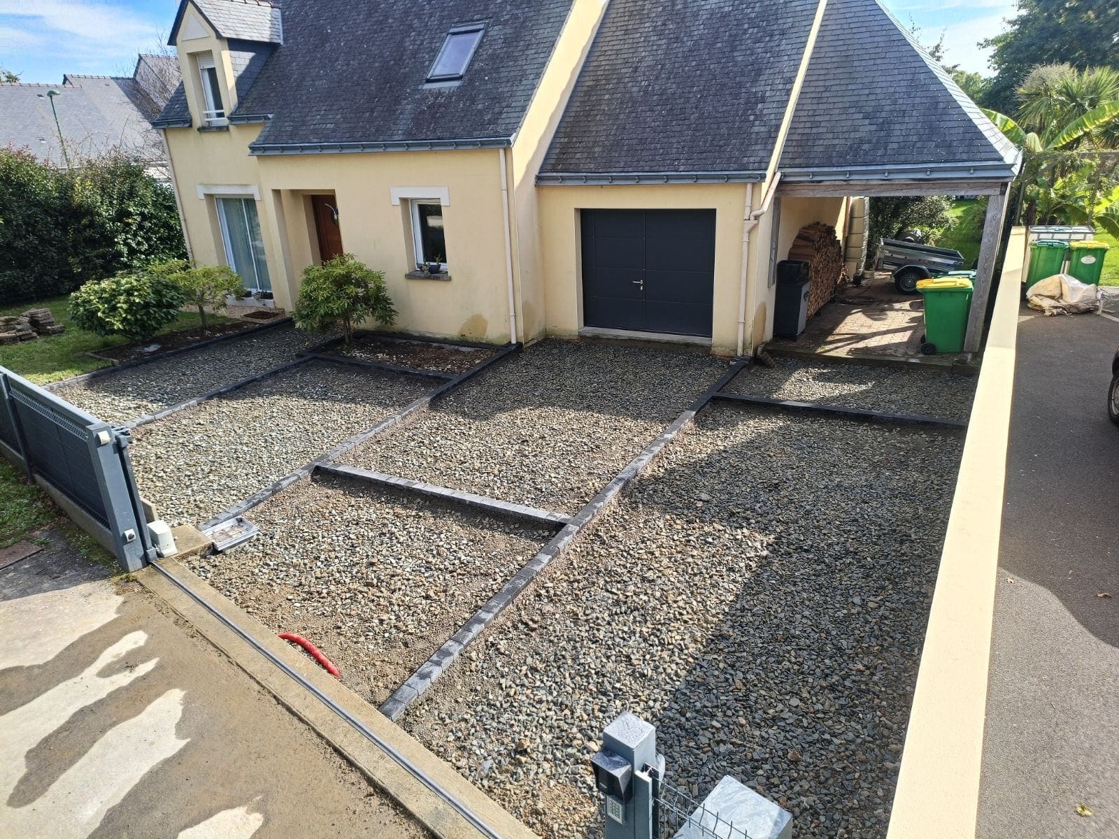 Réalisation d'un béton poreux à Blain